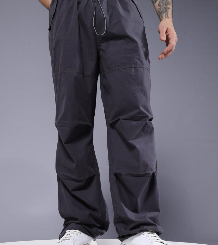 Parachute Pants For Men - Dark Grey