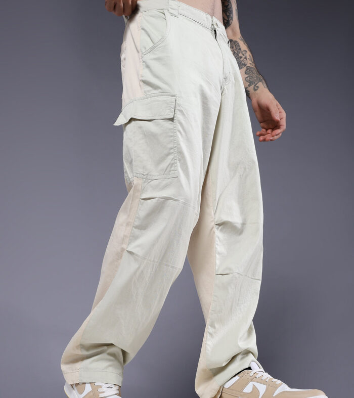 Parachute Pants For Men - Beige