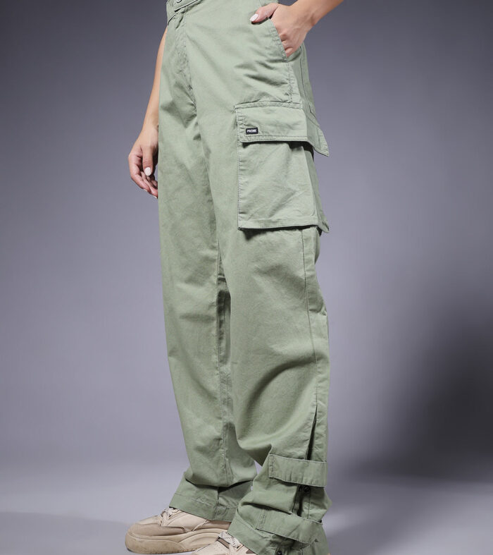 Women Utility Cargo - Mint Green