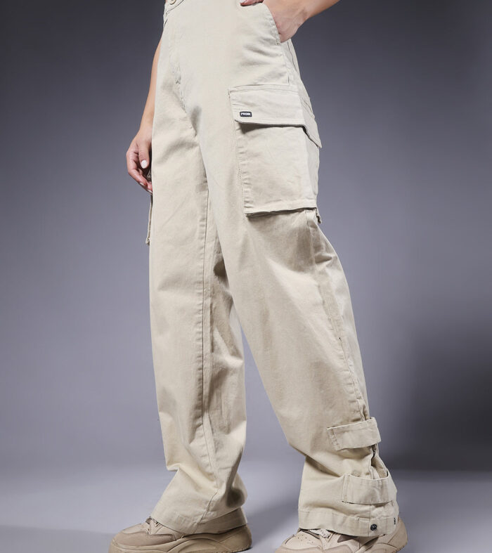 Women Utility Cargos - Off White