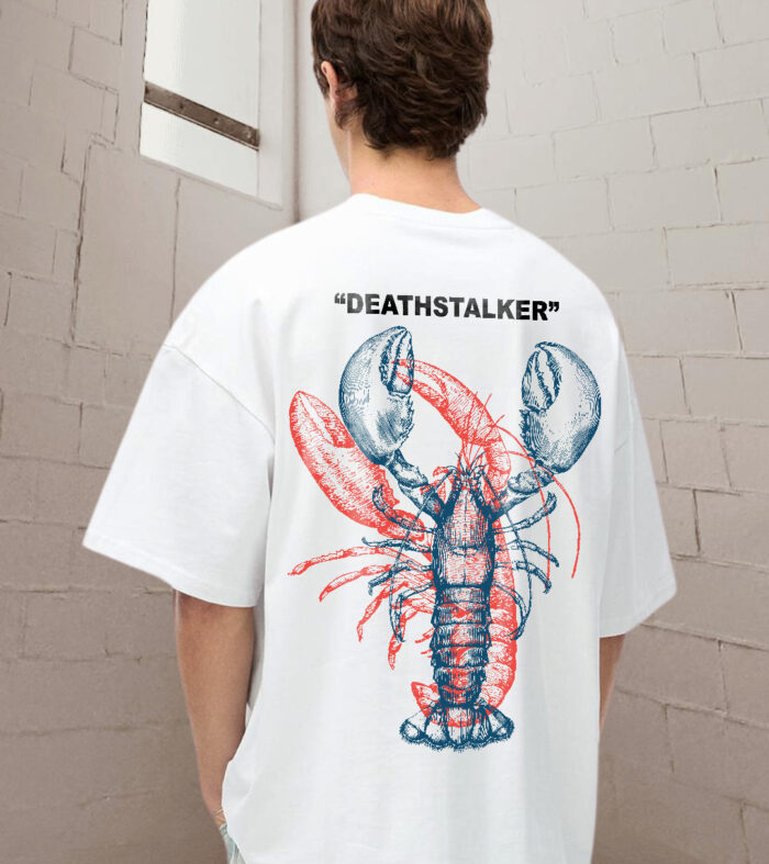 Deathstalker Men Oversized Printed T-Shirt