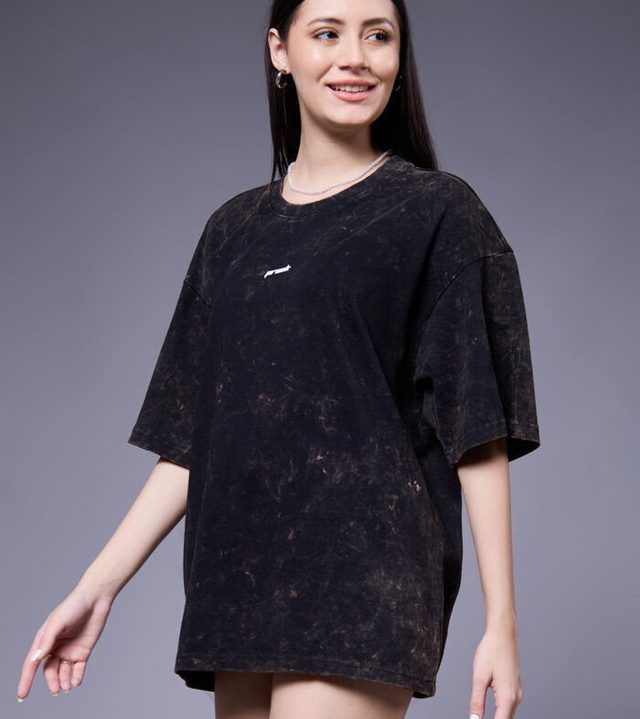 Women Retro Washed Oversized T-Shirt
