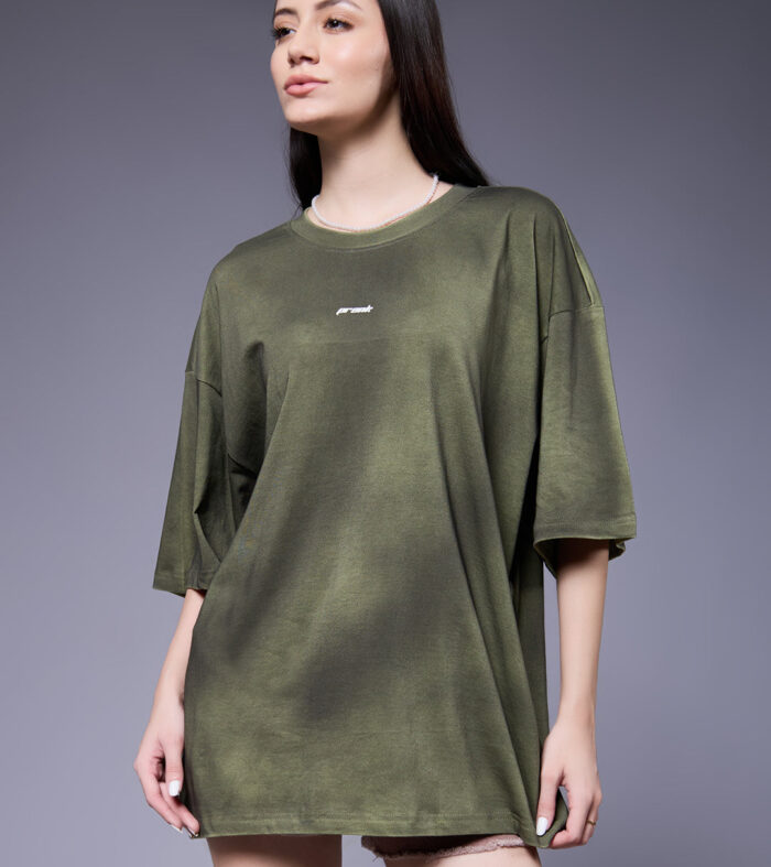 Women Retro Washed Oversized T-Shirt