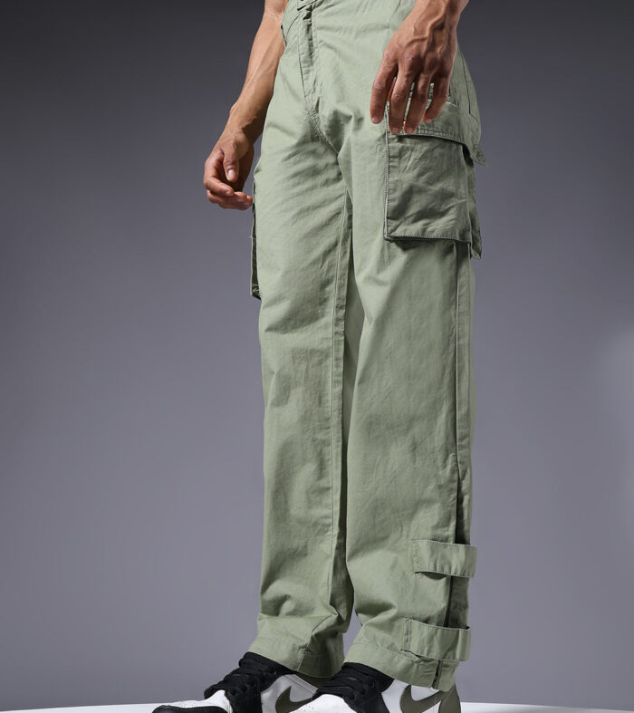 Men Utility Cargo - Mint Green
