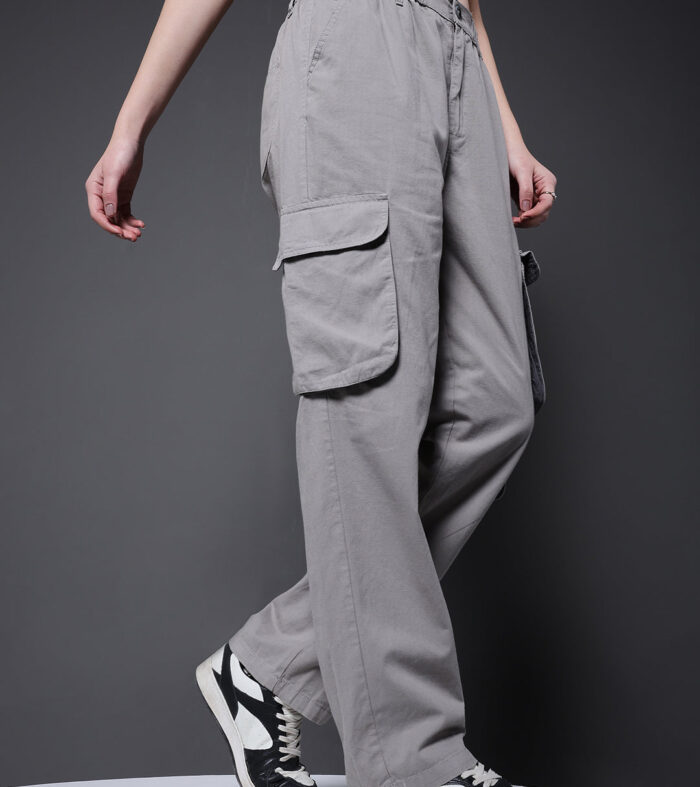 Women Utility Cargo - Ash Grey