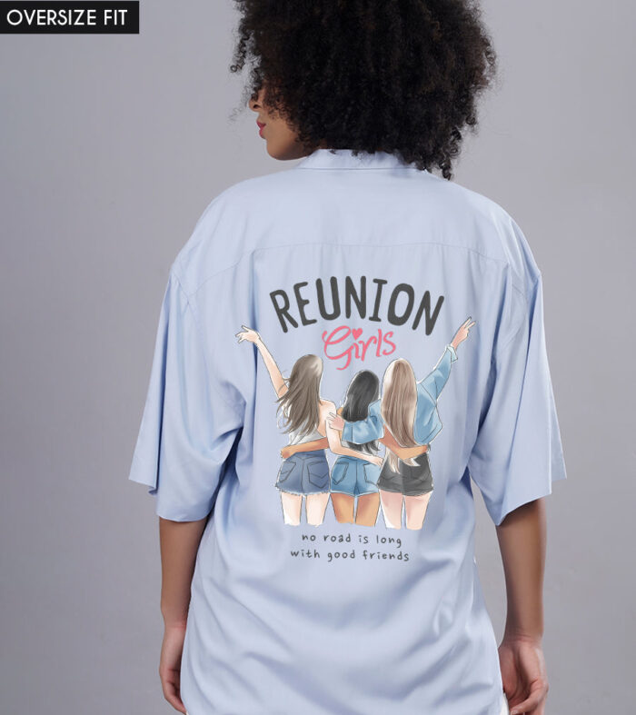 ReUnion Womens Fluidic Oversized Shirt