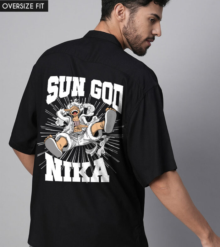 Sun God Mens Fluidic Oversized Shirt