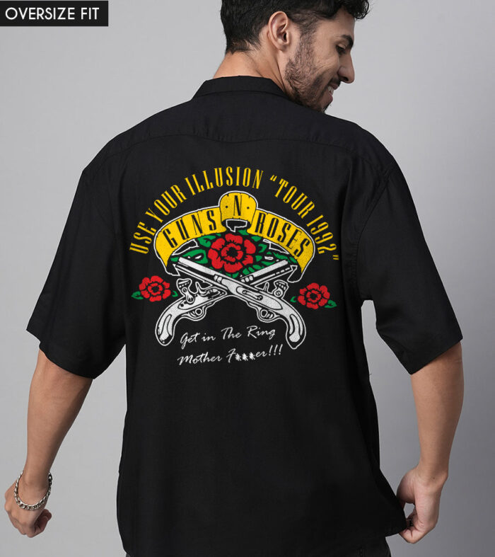 Use Your Illusion Mens Fluidic Oversized Shirt