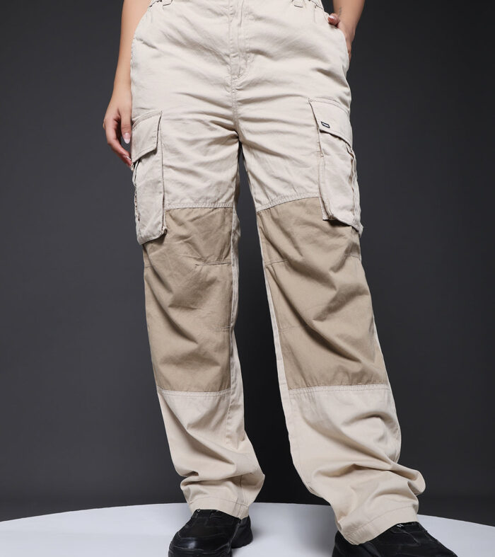 Women Utility Cargo - Beige