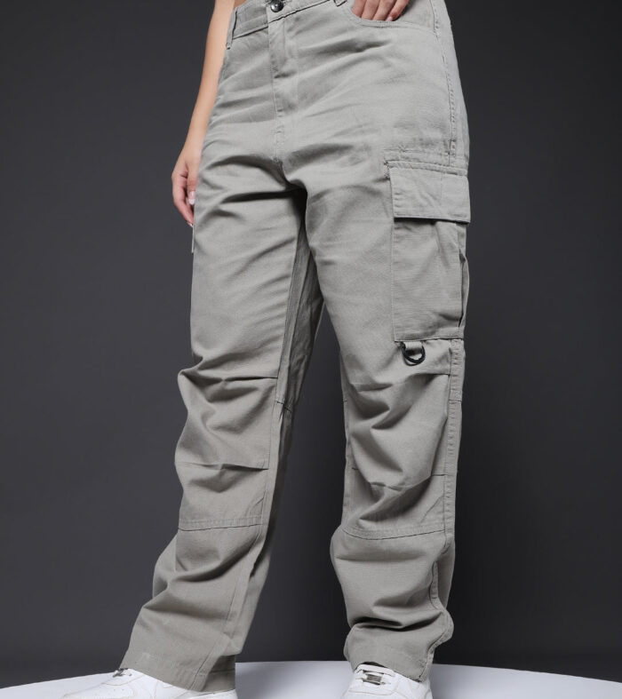 Women Utility Cargo - Ash Grey
