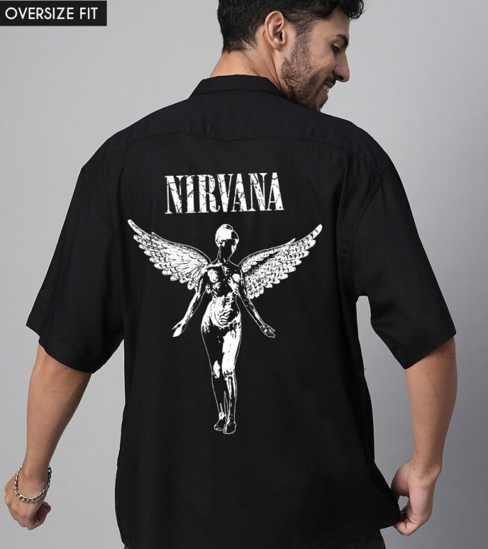 Utero Nirvana Mens Fluidic Oversized Shirt