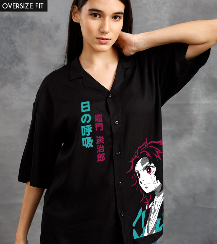 Tanjrio Womens Fluidic Oversized Shirt