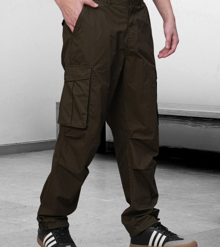 Parachute Pants For Men - Olive Green