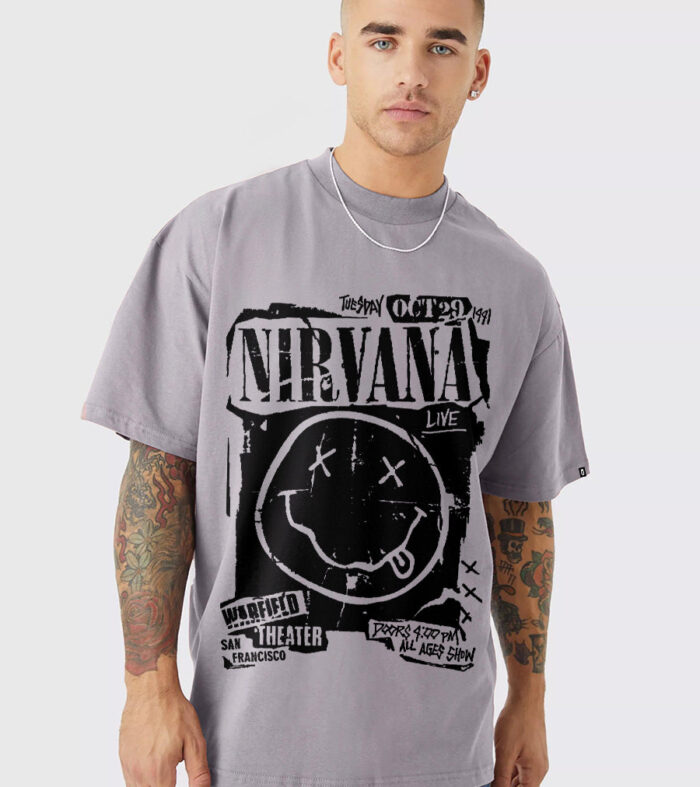 Warfield Men Oversized Printed T-Shirt