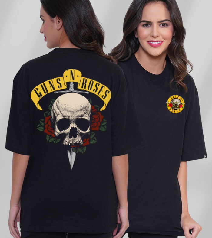 Guns N Roses Women Oversized T-Shirt