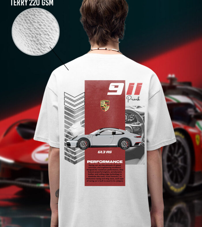 Overdrive GT Men Premium Oversized Terry T-shirt