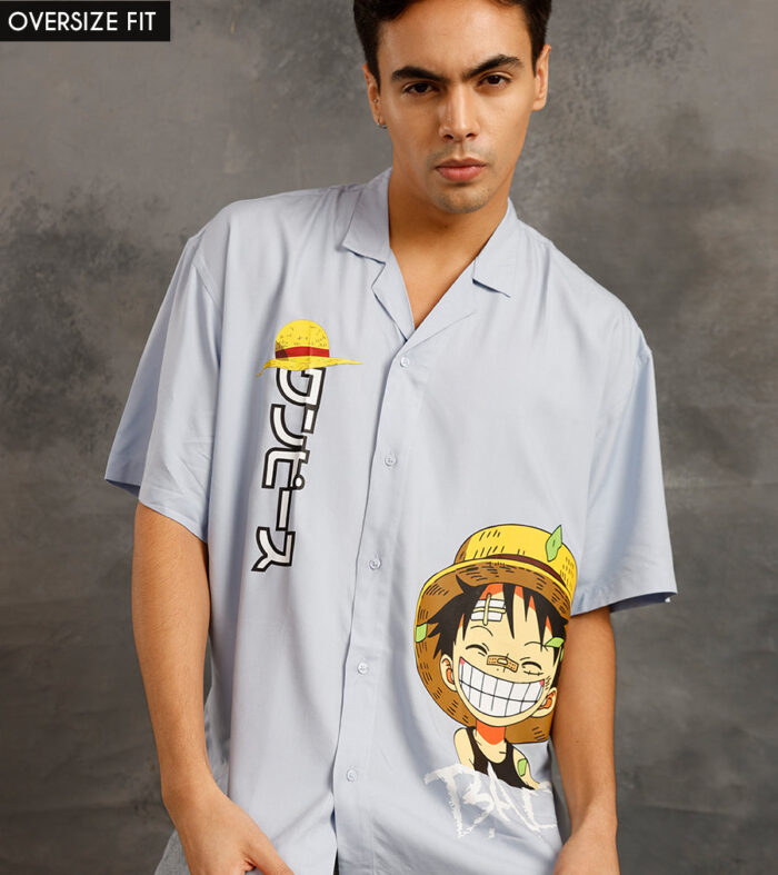 Luffy Mens Fluidic Oversized Shirt