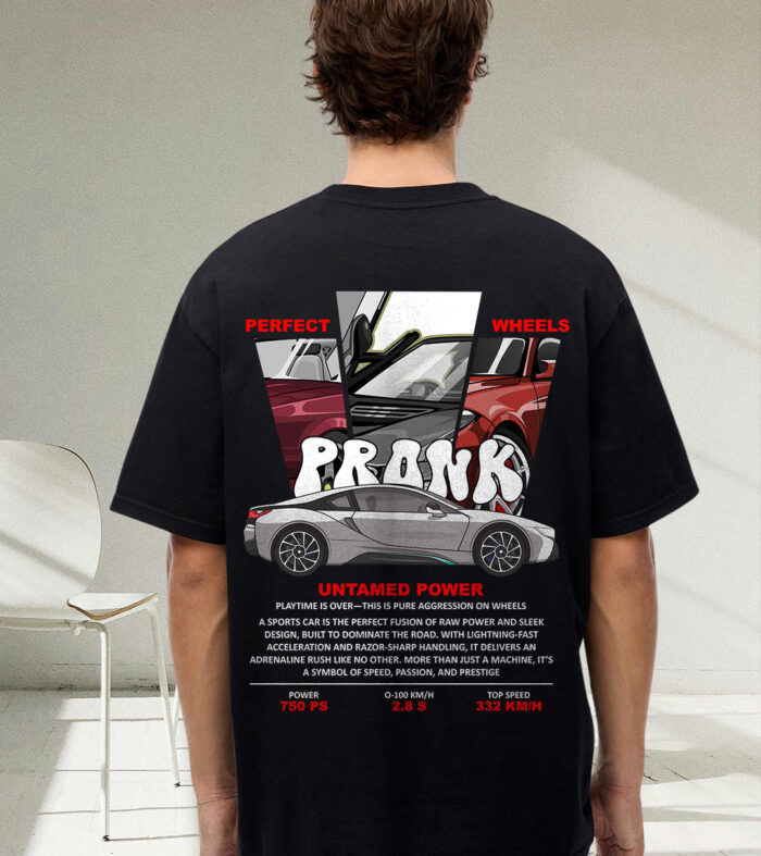 Untamed Power Men Graphic Printed Oversized  T-Shirt