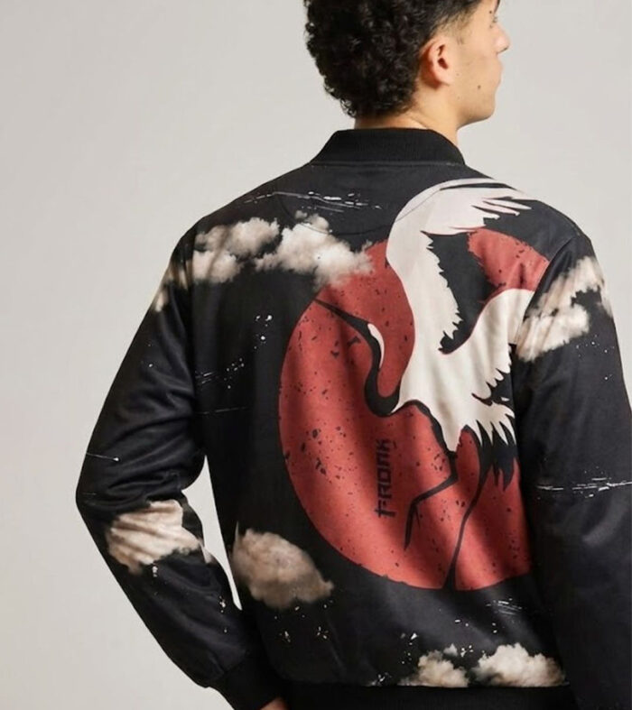 Men Graphic Printed Bomber Jacket