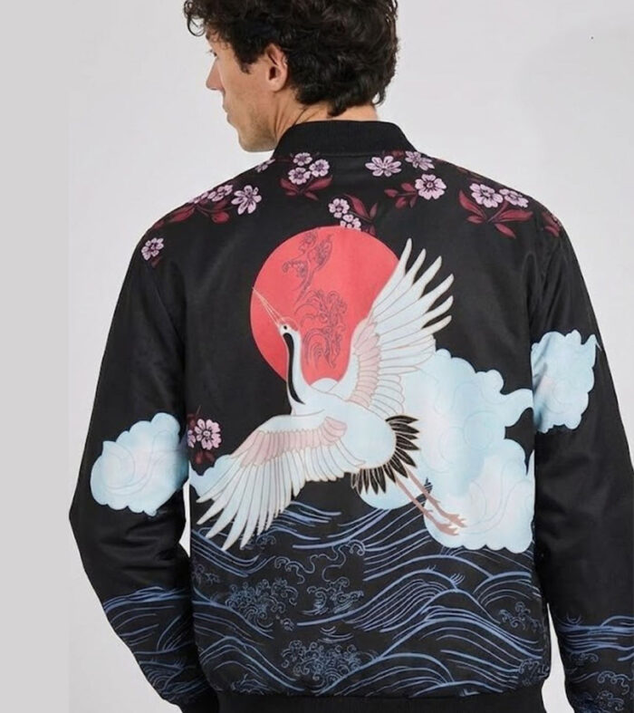 Men Graphic Printed Bomber Jacket