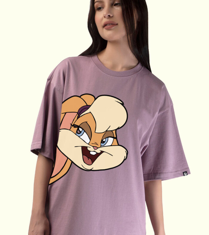 Lola Bunny Lilac Oversized T-shirt Women | Pronk