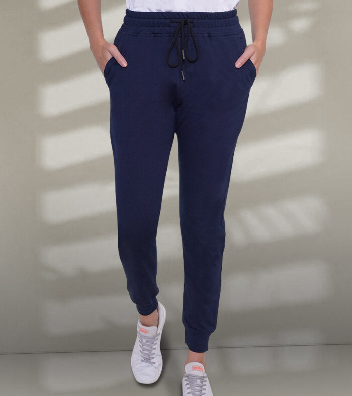 French Terry Jogger for Women: Classic Navy