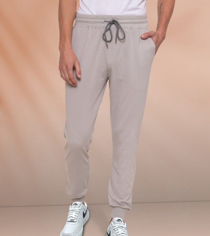 French Terry Jogger For Men : Ash Grey