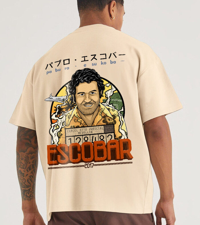 True Villain Men Oversized Printed T-Shirt