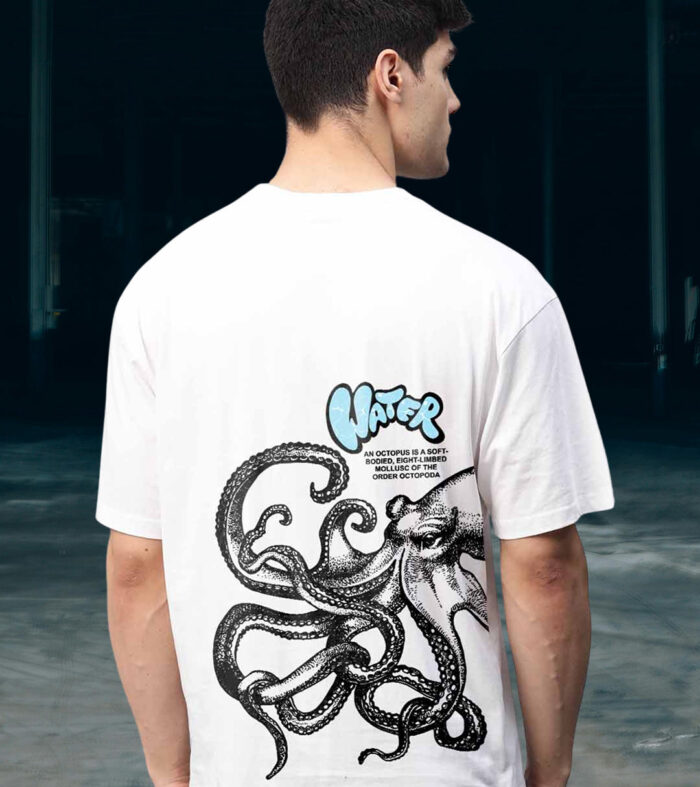 Ocean Ranger Men Oversized Printed T-Shirt