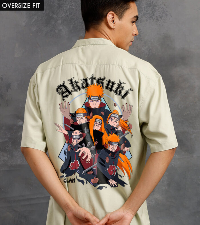 Akatsuki Clan Mens Fluidic Oversized Shirt
