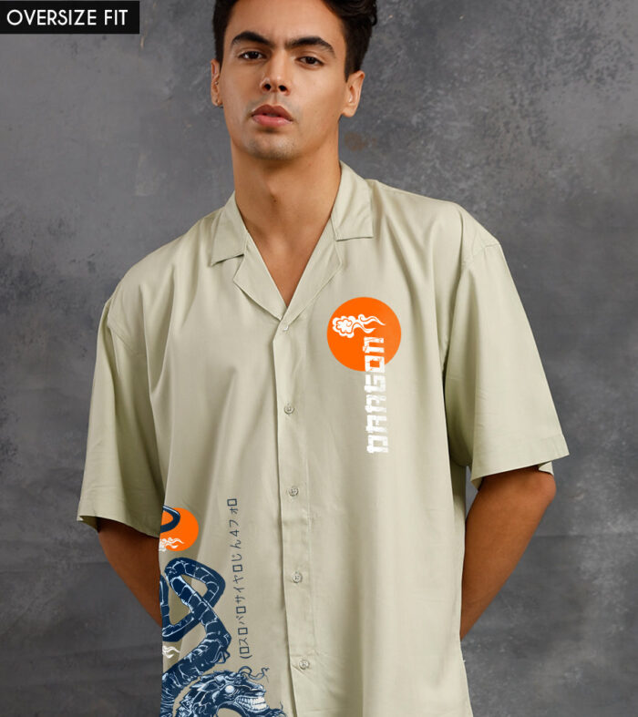 Ruler Of Sky Mens Fluidic Oversized Shirt