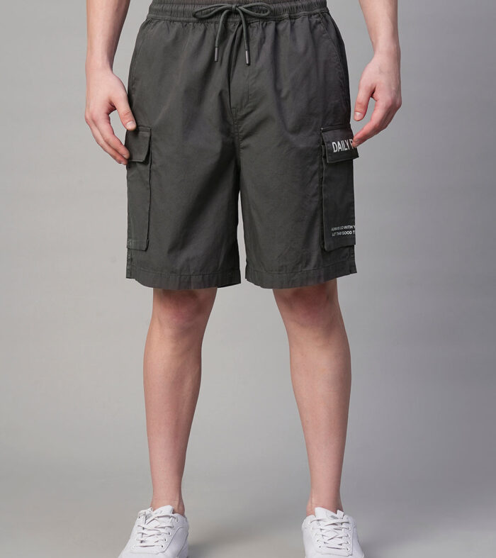 Mens Woven Shorts - Dark Gray