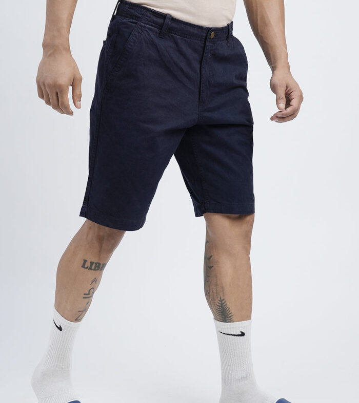 Mens Twill Shorts Classic Navy