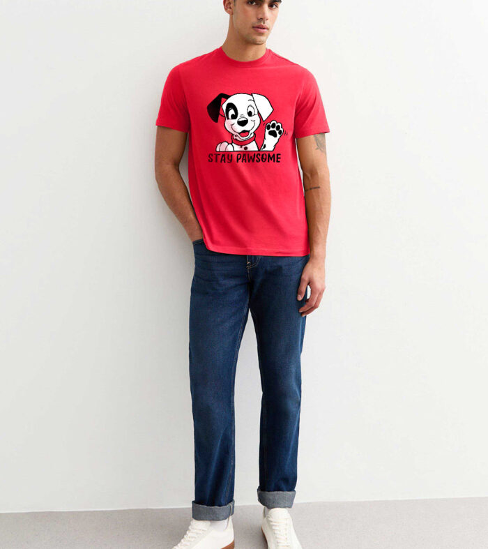 Stay Pawsome Men Half Sleeve T Shirt