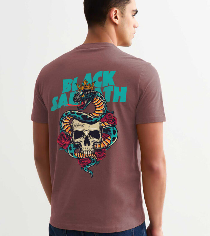 Black Sabbath Men Half Sleeve Printed T-Shirt