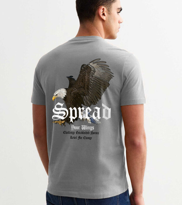 Spread Men Half Sleeve Printed T-Shirt