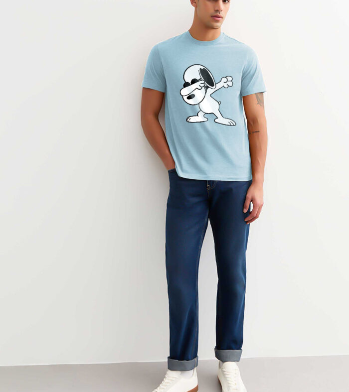 Snoopy Men Half Sleeve T-Shirt