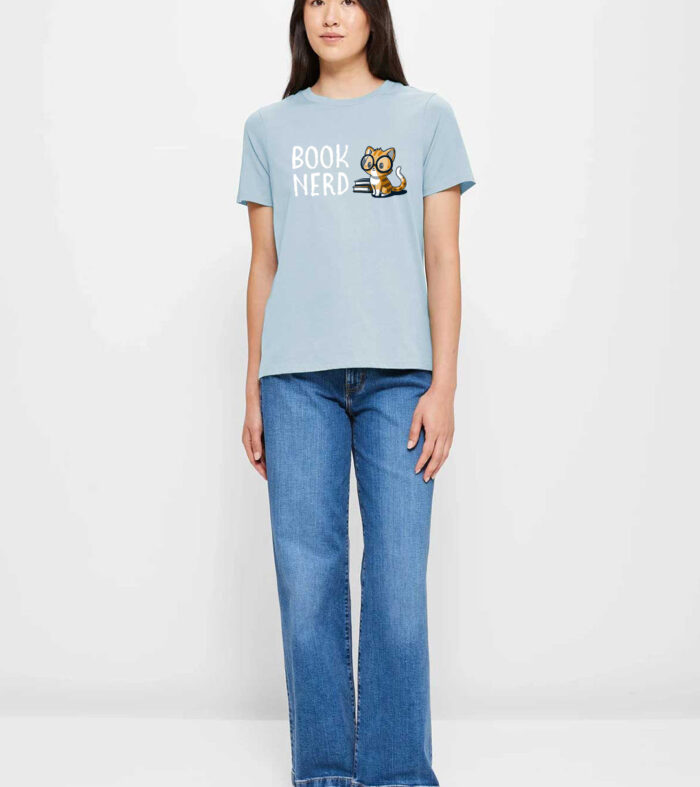 Book Nerd Women Half Sleeve T-Shirt