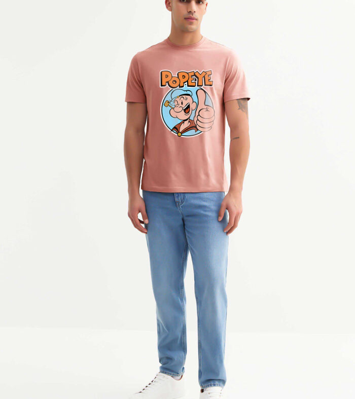 Popeye The Sailor Man Men Half Sleeve T-Shirt