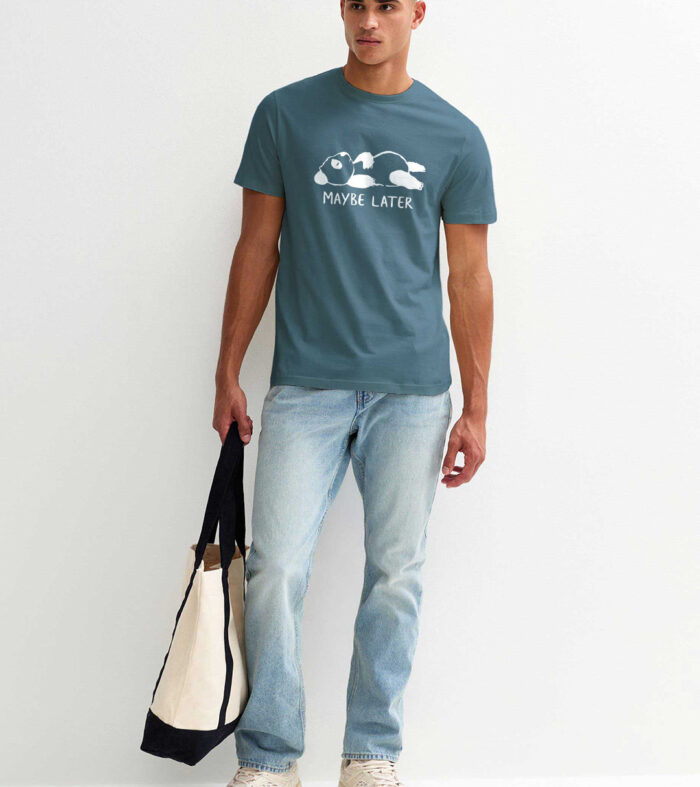 Maybe Later Men Half Sleeve T Shirt