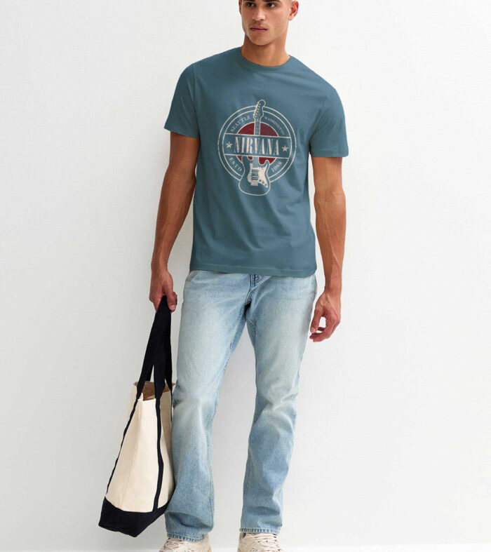 Nirvana Guitar Men Half Sleeve T-Shirt