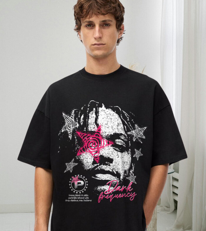 MONOFORM Men Printed Oversized T-Shirt
