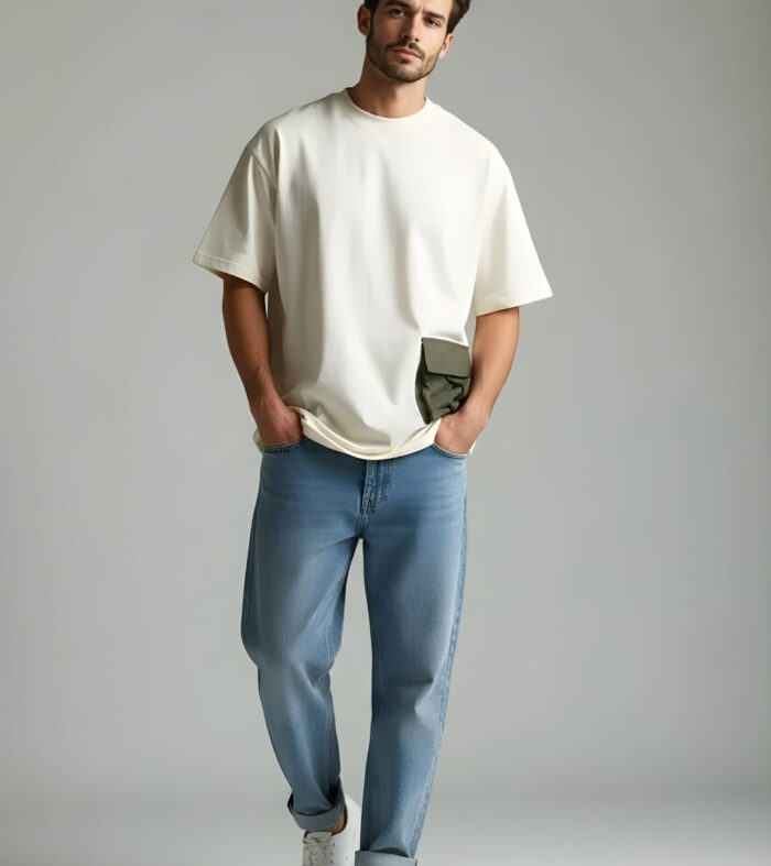 Cargo T-Shirt For Men - Off White