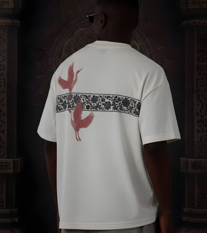 Mandala Roots Printed Men Premium Oversized T-Shirt