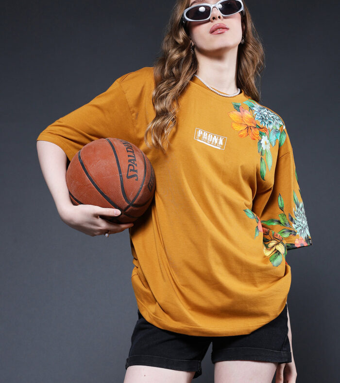 Mandala Roots Women Premium Oversized T-Shirt