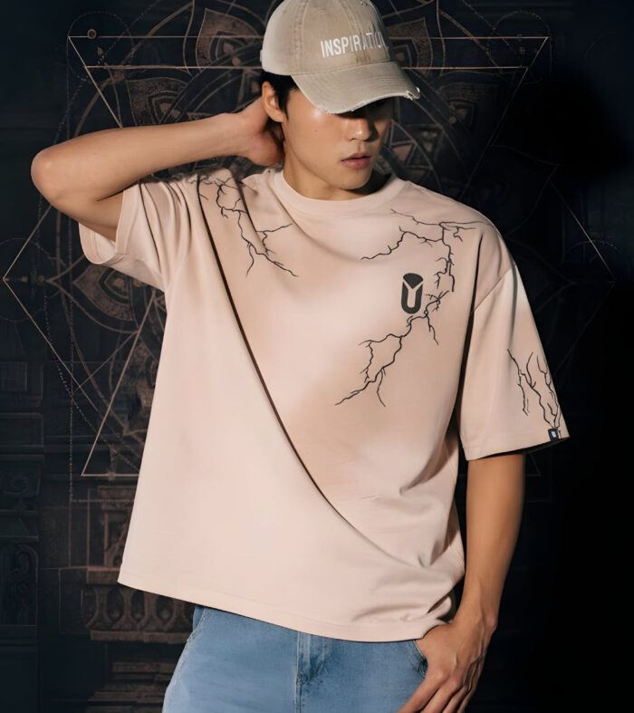 Mandala Roots Men Premium Oversized T-Shirt