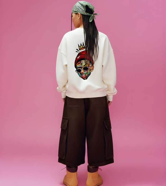 Thug Life Women Drop Shoulder Loose Fit Sweatshirt | Pronk