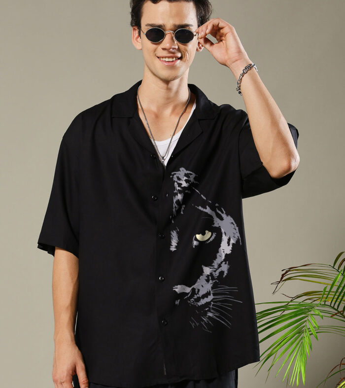 SHADOW ROAR  Mens Fluidic Oversized Shirt
