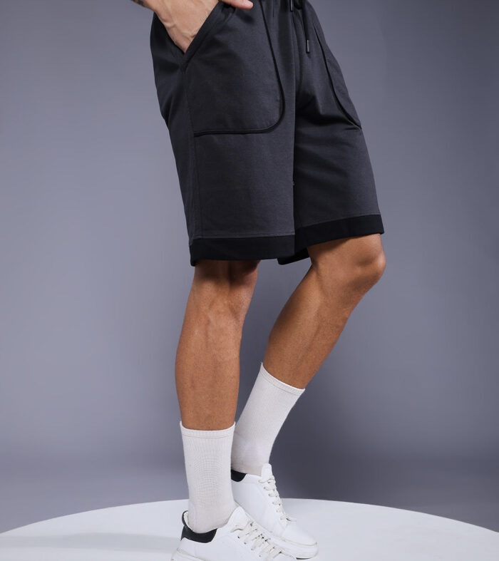 Mens Relaxed fit shorts - Dark Grey