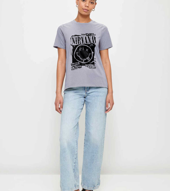 Nirvana Women Half Sleeve T-Shirt